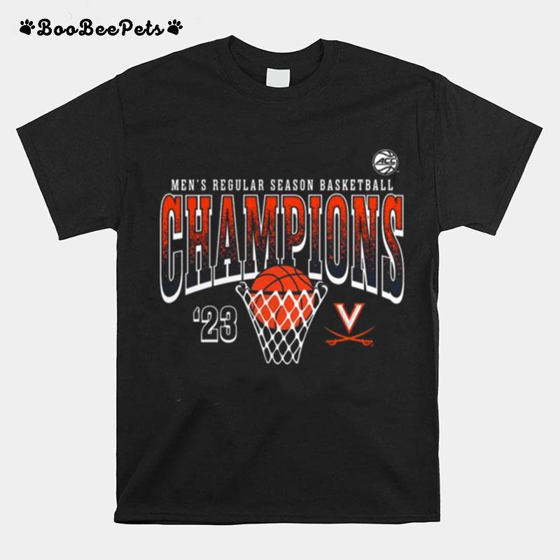 Virginia Cavaliers Mens Regular Season Basketball Champions 2023 Acc T-Shirt