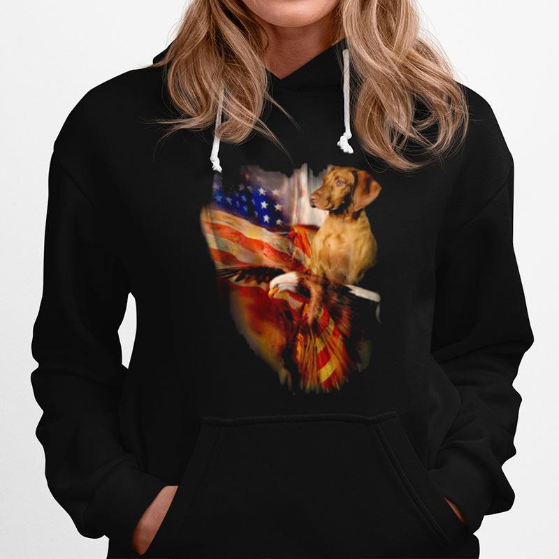 Vizsla American Wings Classic Hoodie