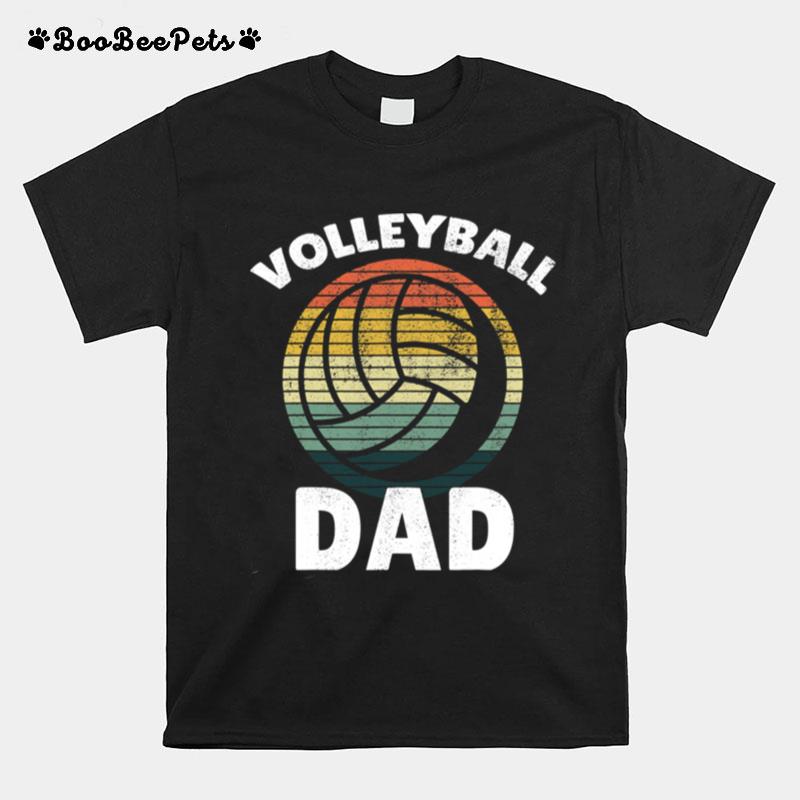 Volleyball Vintage I Dad Father Support Teamplayer T-Shirt