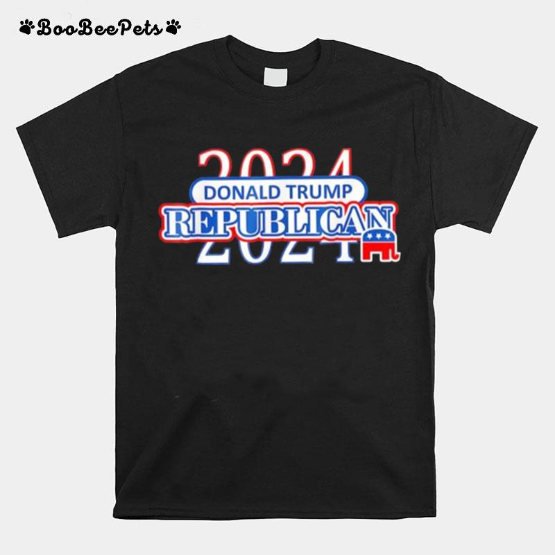 Vote Donald Trump For President Republican Presidency 2024 T-Shirt
