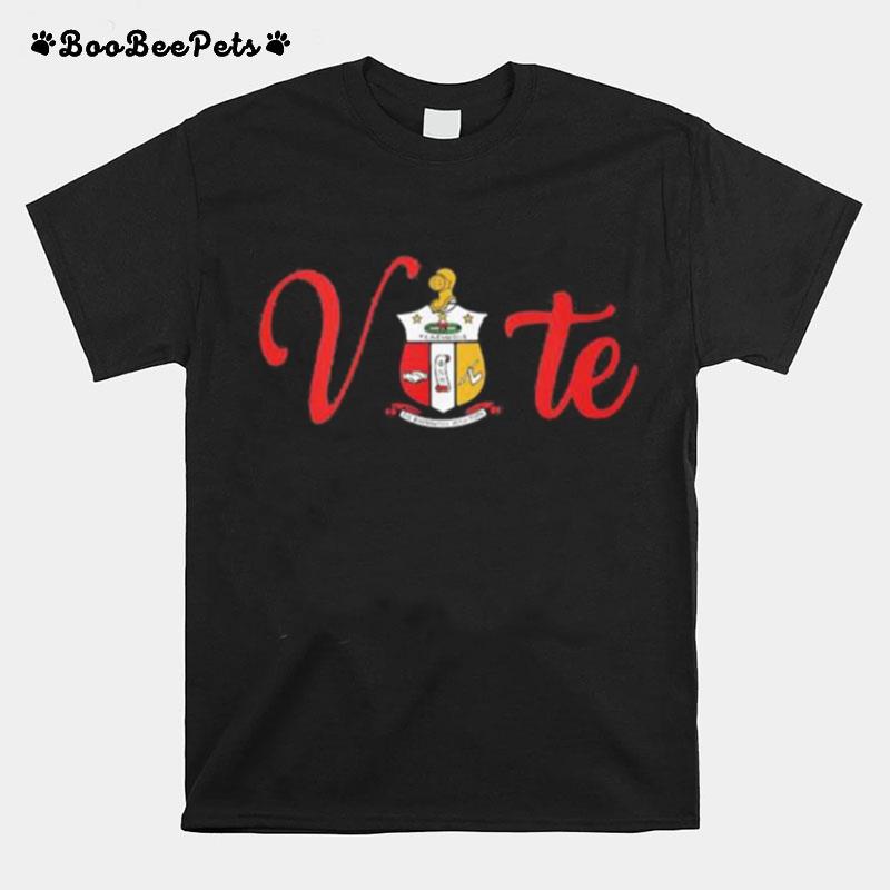 Vote Kappa Alpha Psi Shield T-Shirt