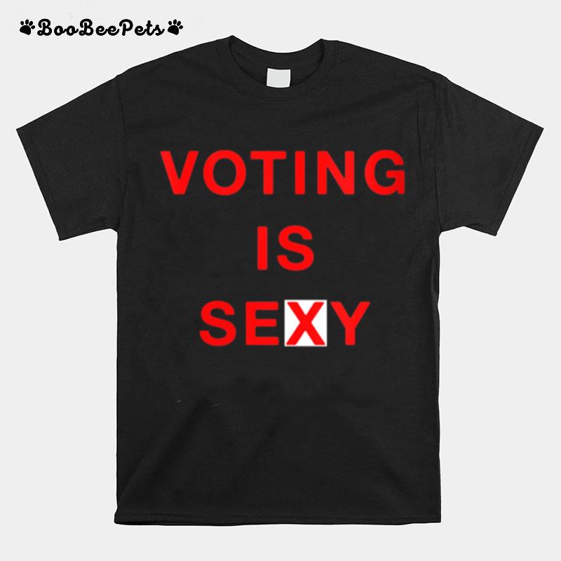 Voting Is Sexy Cute Vote T-Shirt