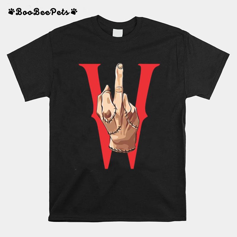 W Thing Middle Finger Wednesday Addams Netflix Copy T-Shirt