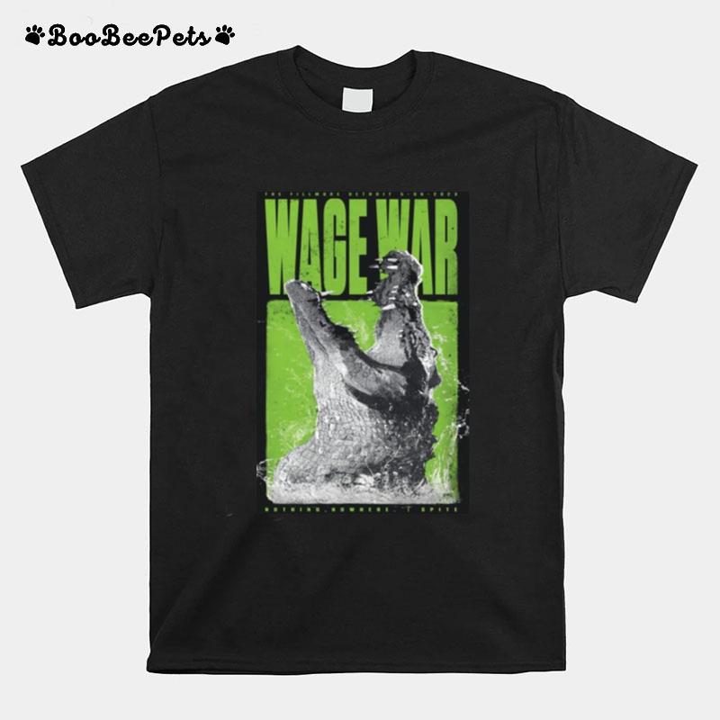 Wage War May 6 2023 Detroit Mi T-Shirt