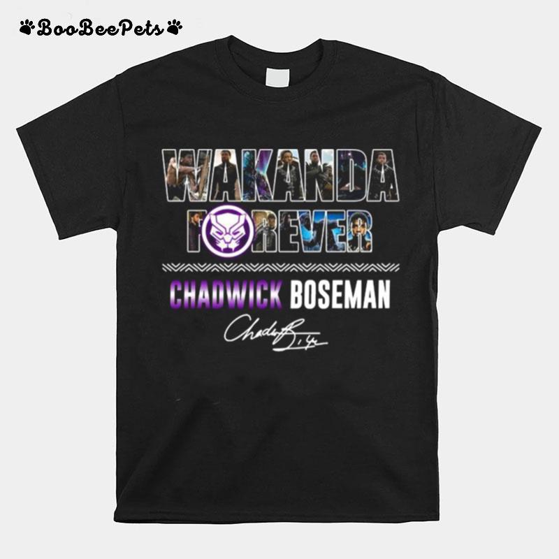 Wakanda Forever Chadwick Boseman T-Shirt