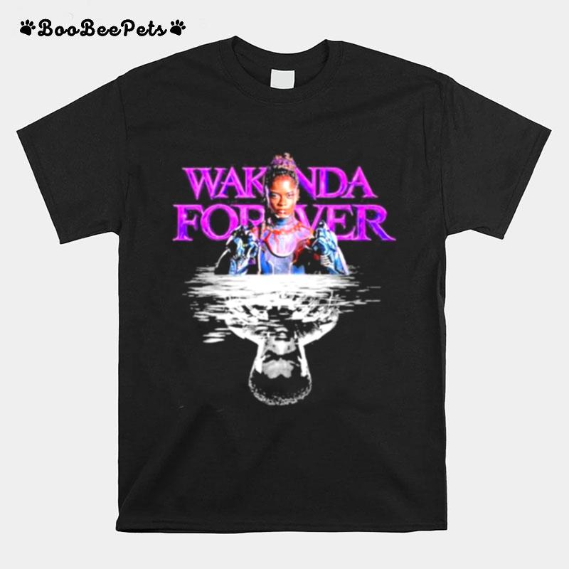 Wakanda Forever Shuri Water Reflection Black Panther T-Shirt