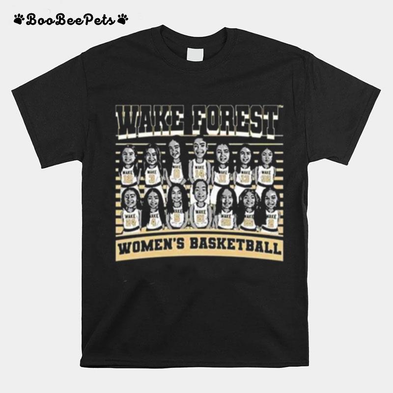Wake Forest Womens Basketball Players 2023 T-Shirt