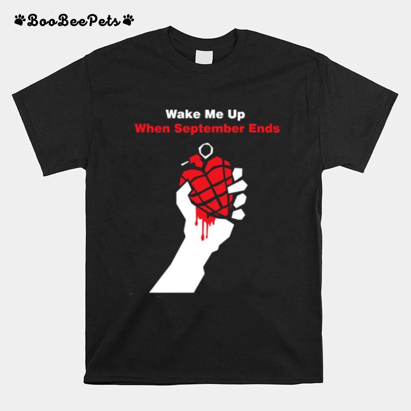 Wake Me Up When September Ends Band Song T-Shirt