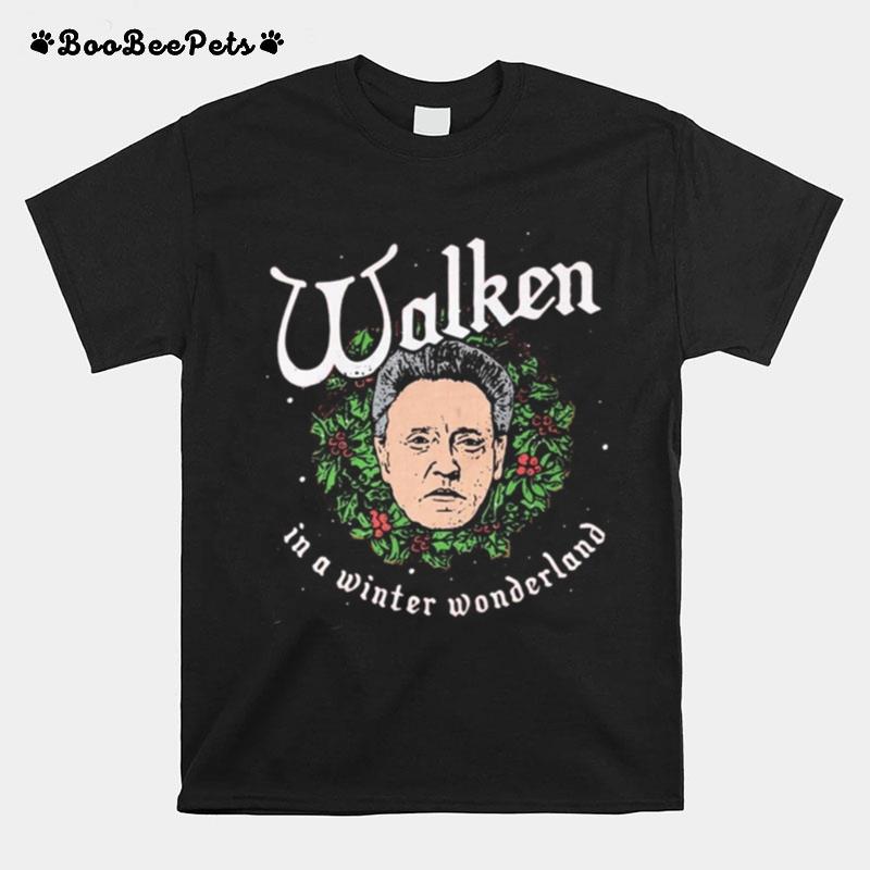 Walken In A Winter Wonderland Christmas T-Shirt
