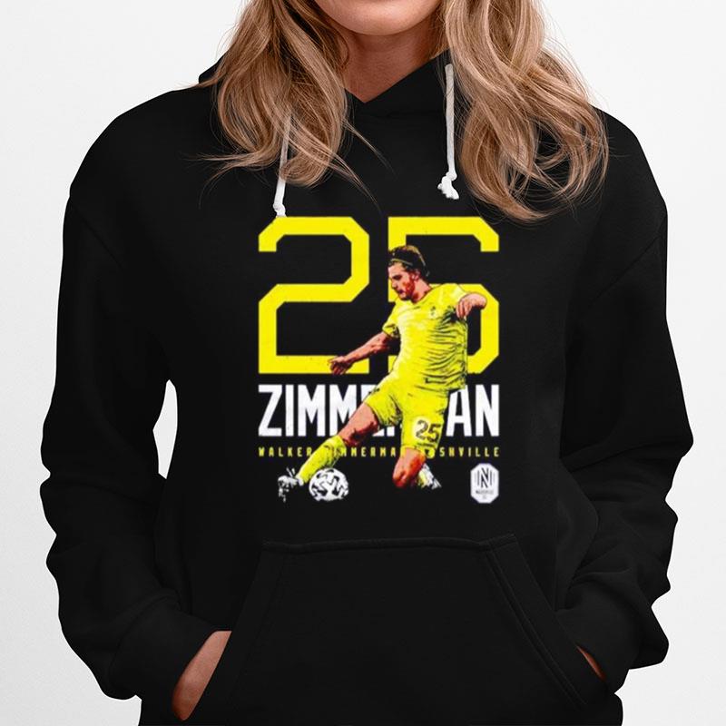 Walker Zimmerman Nashville Sc Number 25 Hoodie