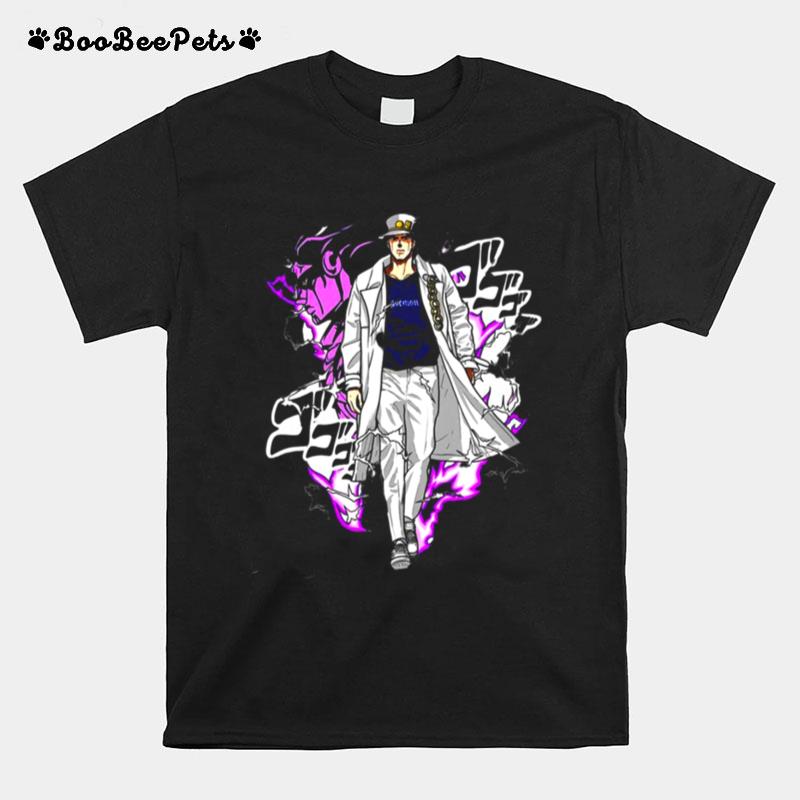 Walking Like Jojos Bizarre Adventure Jotaro Kujo T-Shirt