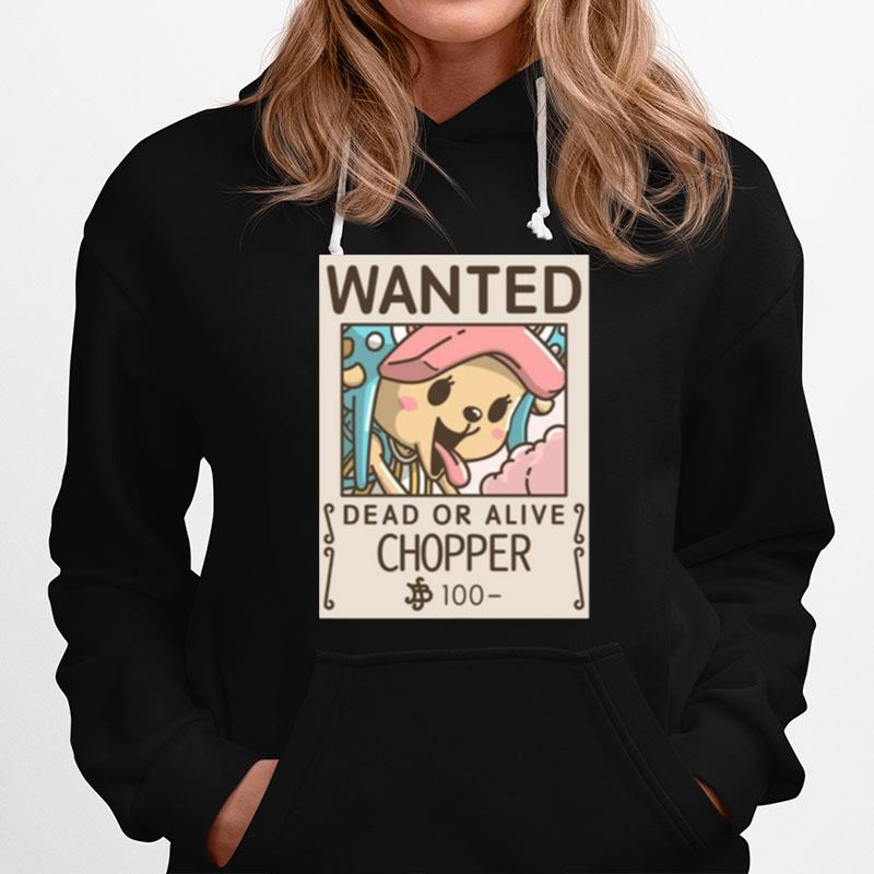 Wanted Graphic Tony Tony Chopper One Piece Cute And The Little Hoodie