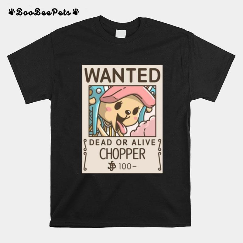 Wanted Graphic Tony Tony Chopper One Piece Cute And The Little T-Shirt