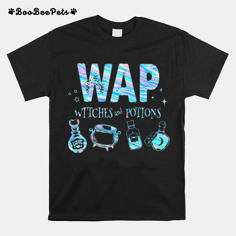 Wap Witches And Potions Halloween Hologram T-Shirt