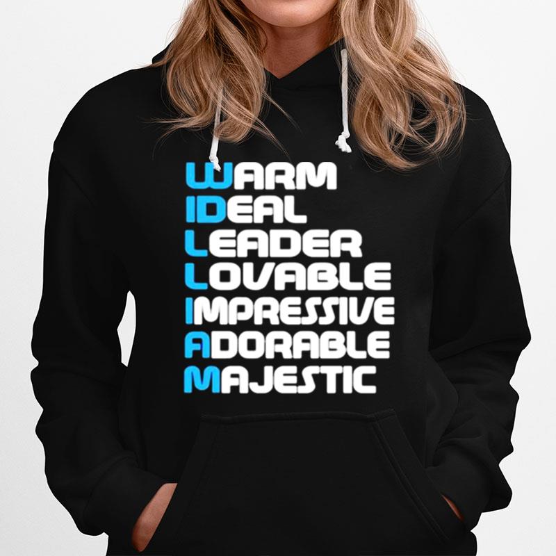 Warm Ideal Leader Lovable Impressive Adorable Majestic Hoodie