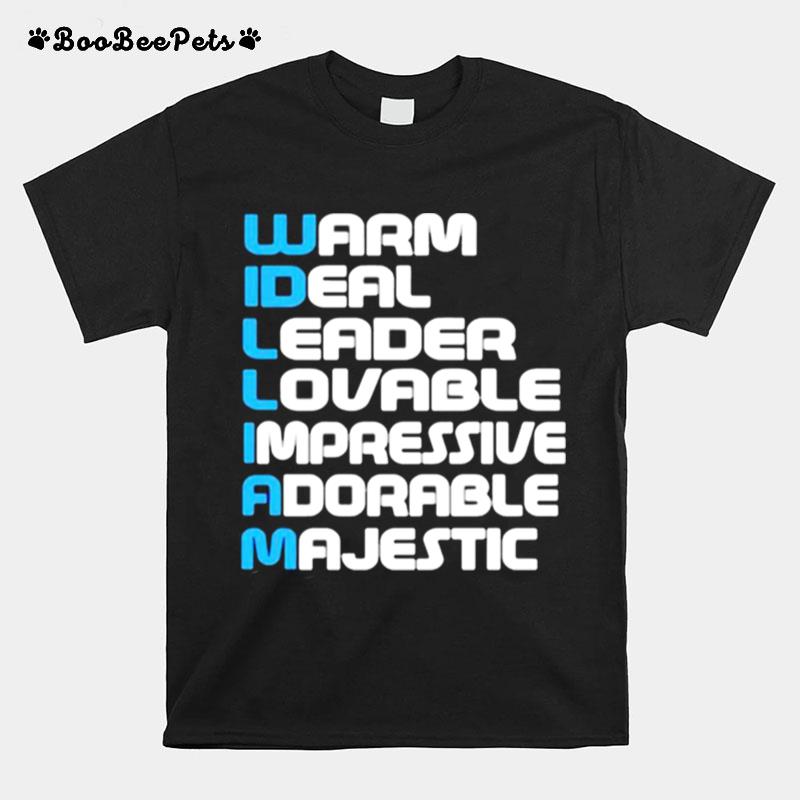 Warm Ideal Leader Lovable Impressive Adorable Majestic T-Shirt