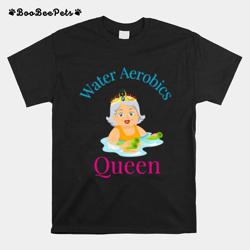 Water Senior Women Aerobics Queen T-Shirt