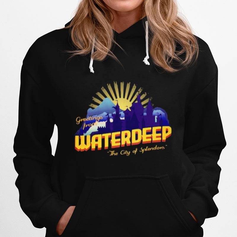 Waterdeep City Of Splendors Greetings Prone Hoodie