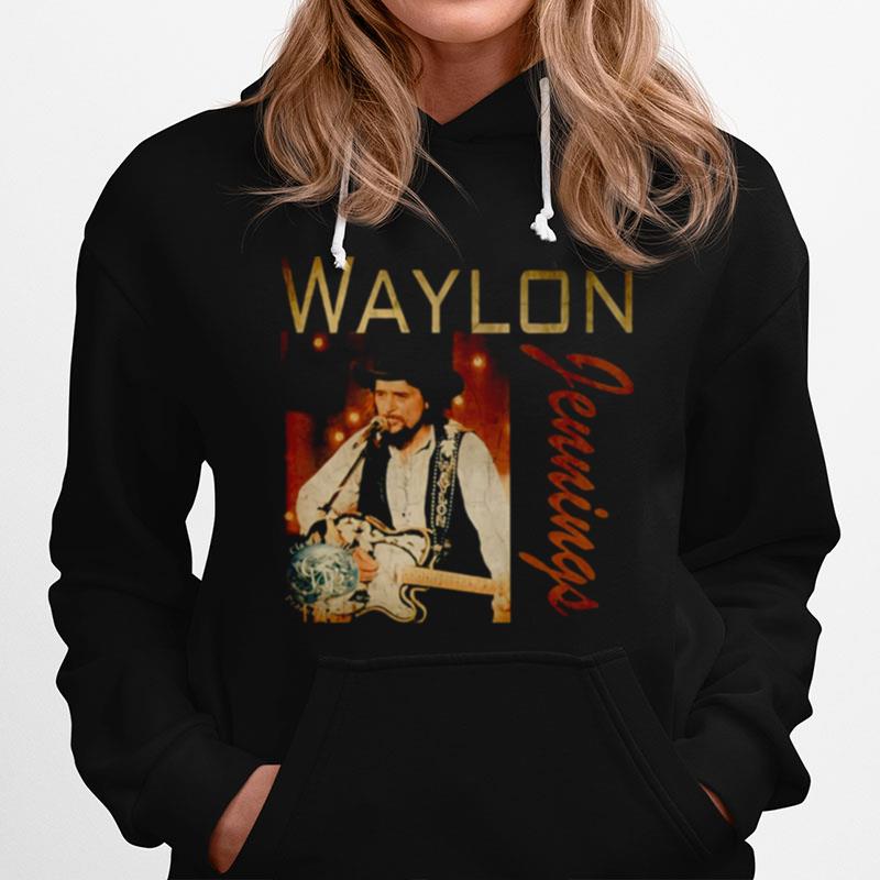 Waylon Vintage Waylon Jennings Hoodie