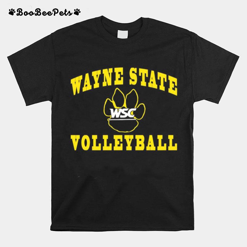 Wayne State Vsc Dog Volleyball T-Shirt