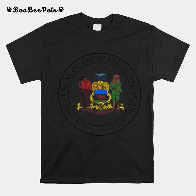 Waynes World Great Seal Of The State Of Delaware T-Shirt