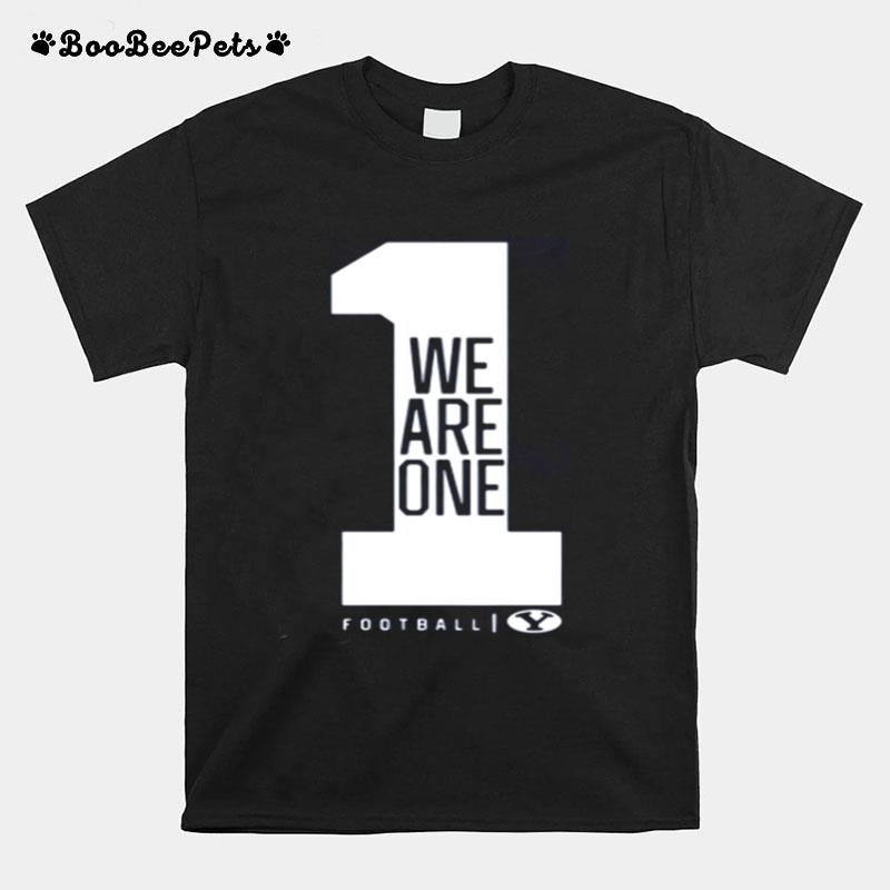 We Are One Byu Football Gift T-Shirt
