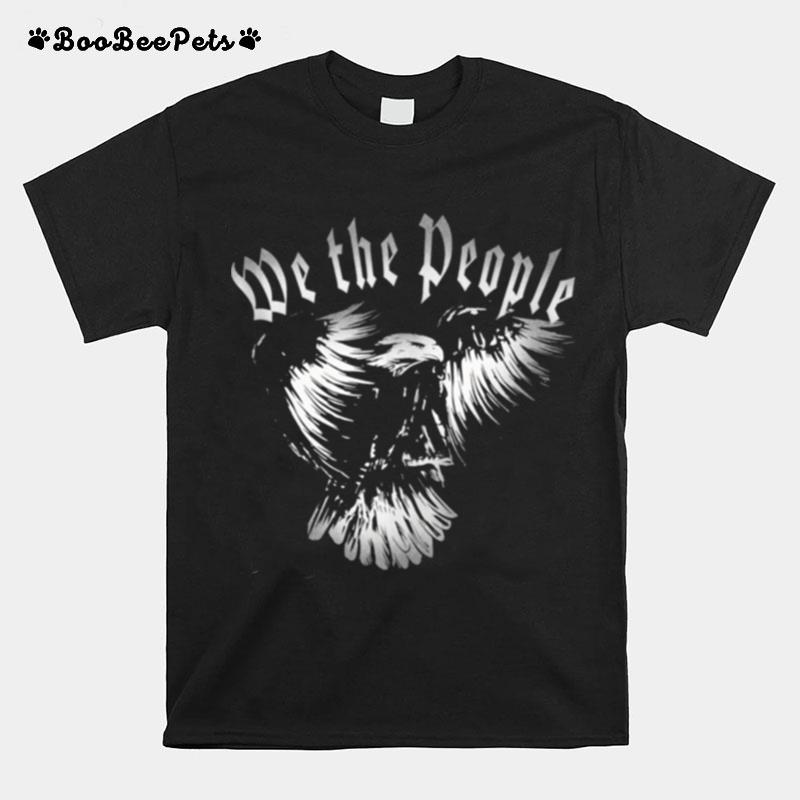 We The People Bald Eagle Patriotic Us Usa Constitution T-Shirt