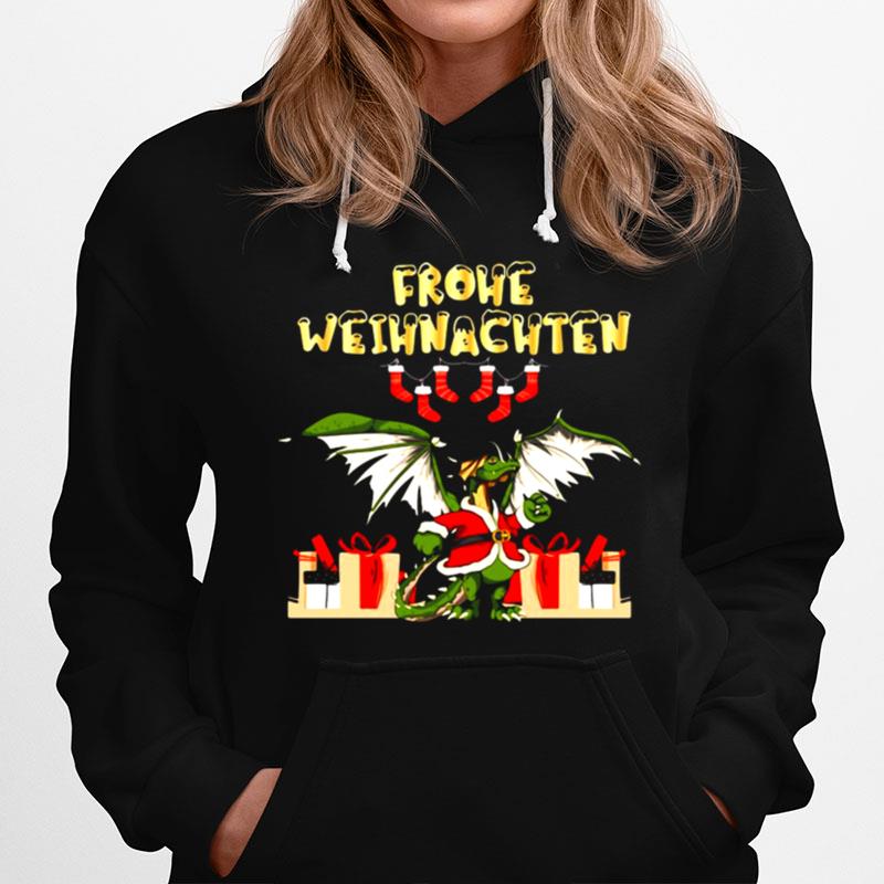 Weihnachtsgeschenk Pajama Party Frohe Weihnachten Drachen Hoodie