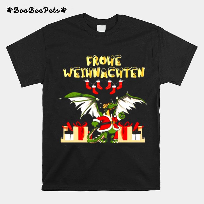 Weihnachtsgeschenk Pajama Party Frohe Weihnachten Drachen T-Shirt