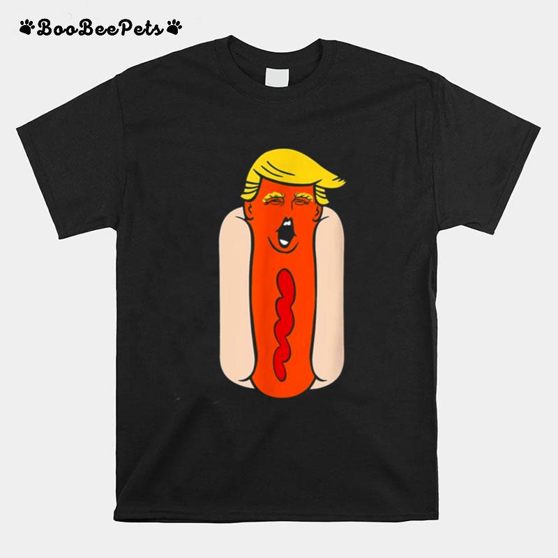 Weiner Hot Dog Head Biden Costume T-Shirt