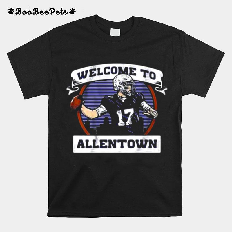 Welcome To Allentown Football Player Number 17 T-Shirt