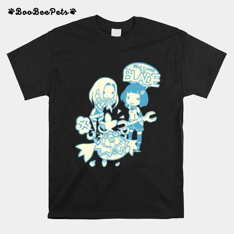 Welcome To Blade Manga Design Xenoblade Chronicles T-Shirt