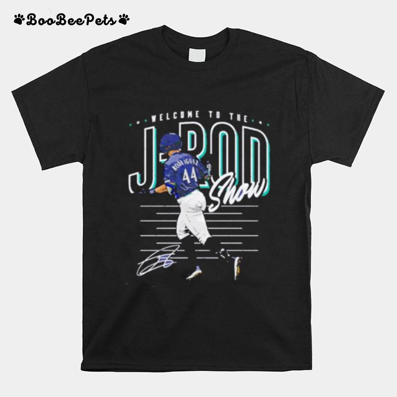 Welcome To The Julio Rodriguez Seattle Mariners Homer Walk Signature T-Shirt