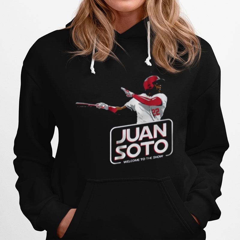 Welcome To The Show Juan Soto Baseball Hoodie