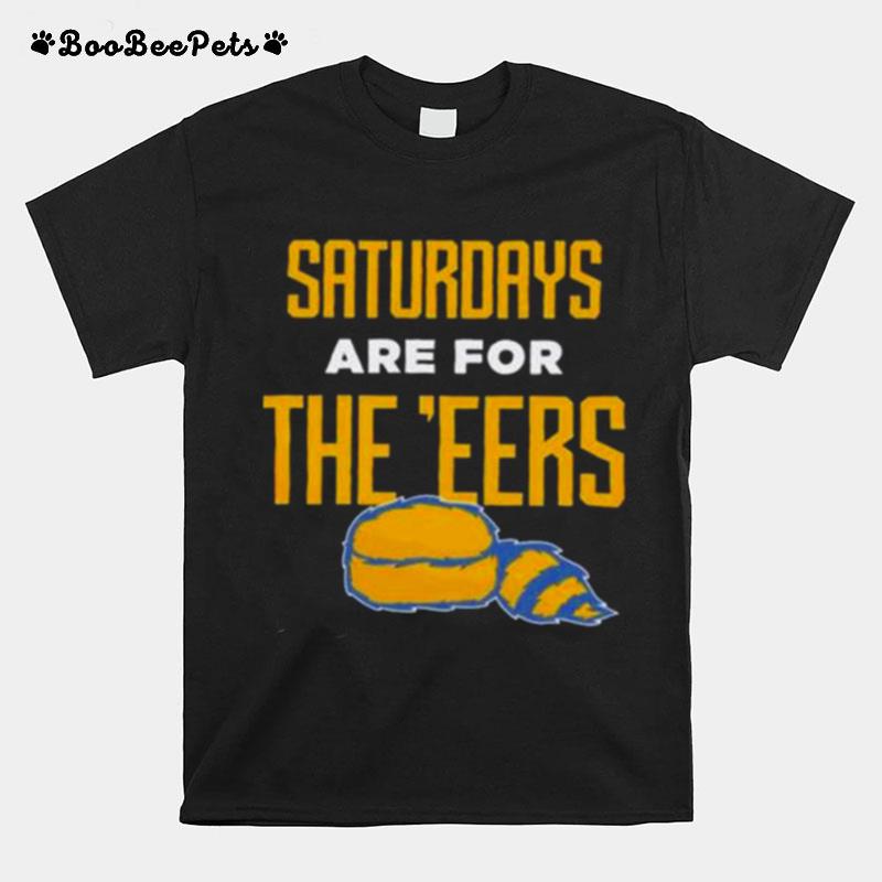 West Virginia Mountaineers Saturdays Are For The %E2%80%98Eers 2022 T-Shirt