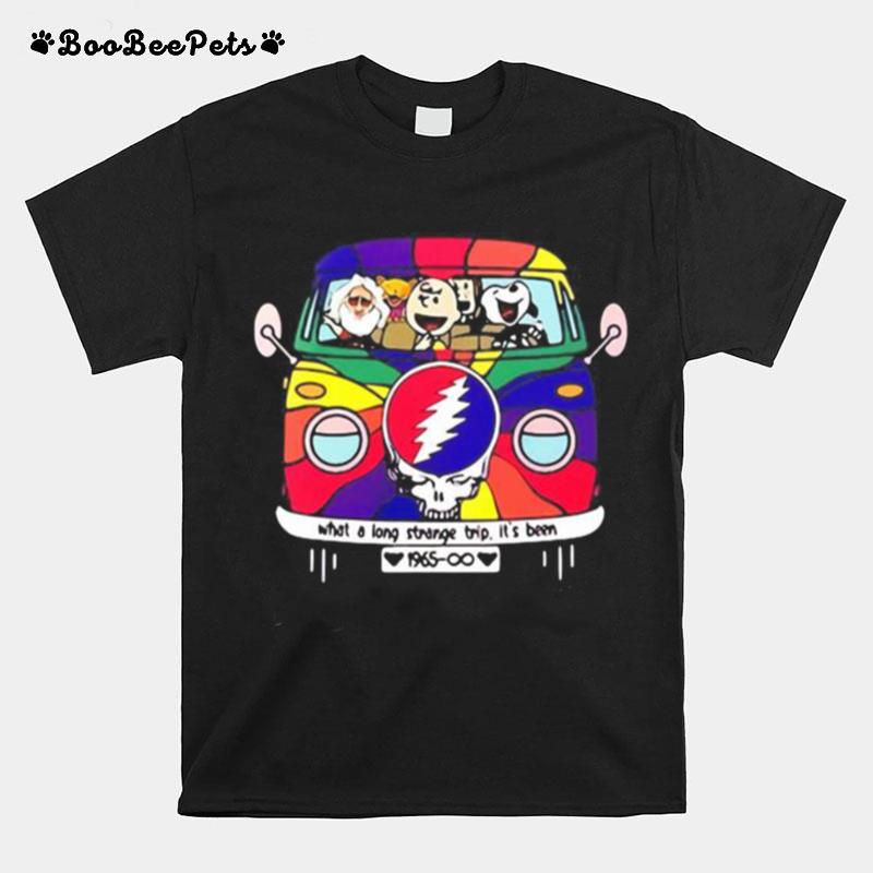 What A Long Strange Trip Its Been 1965 Peanuts Grateful Dead T-Shirt