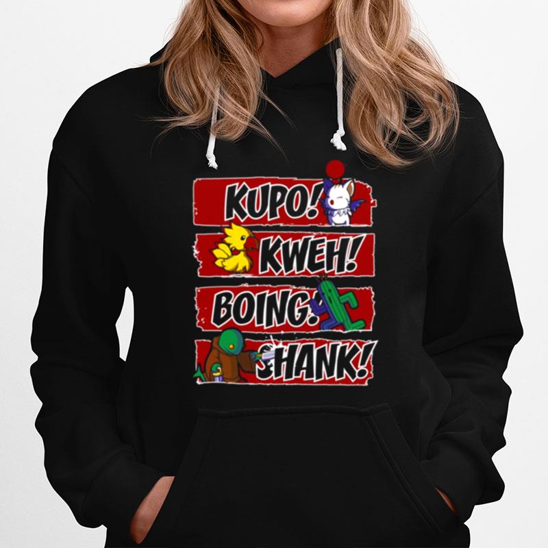 What Does The Tonberry Say Kupo Kweh Boing Shank Final Fantasy Hoodie