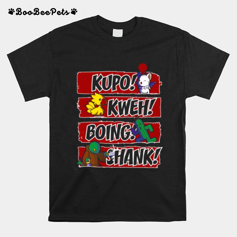 What Does The Tonberry Say Kupo Kweh Boing Shank Final Fantasy T-Shirt