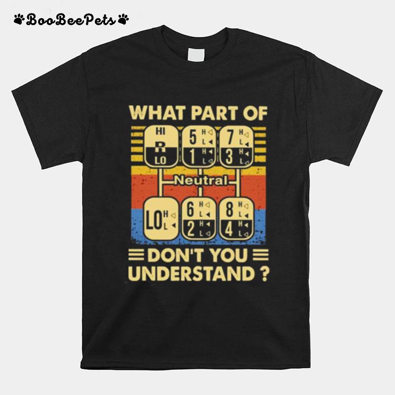 What Part Of Dont You Understand Neutral Vintage T-Shirt