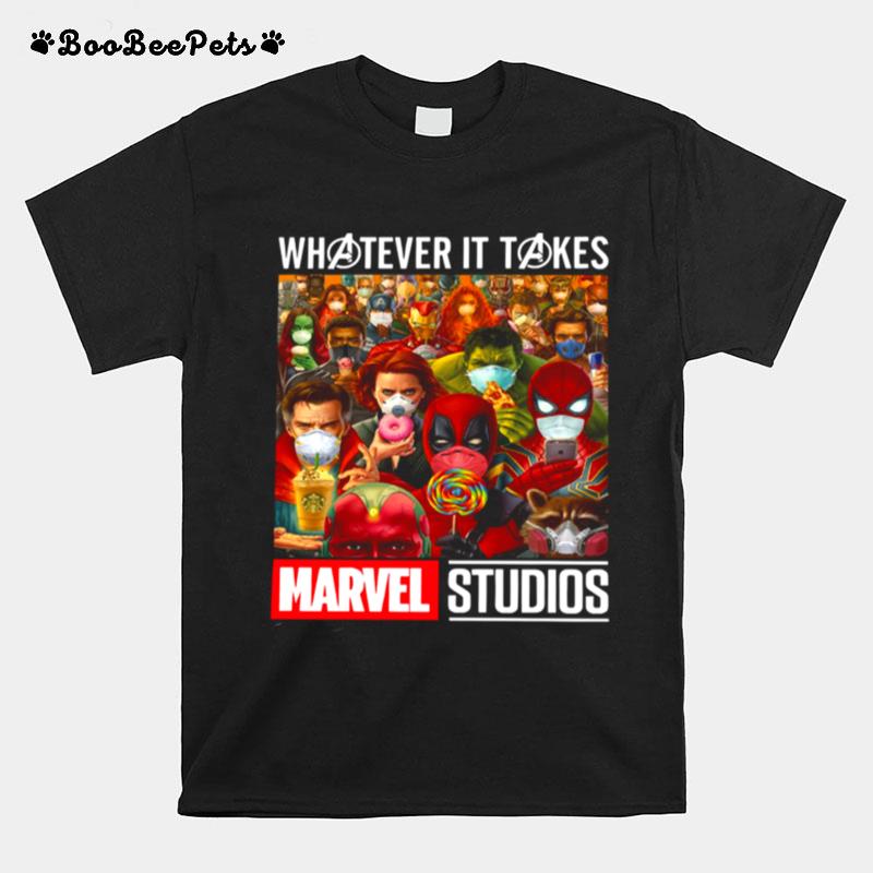 Whatever It Takes Marvel Studios Avengers Face Mask T-Shirt