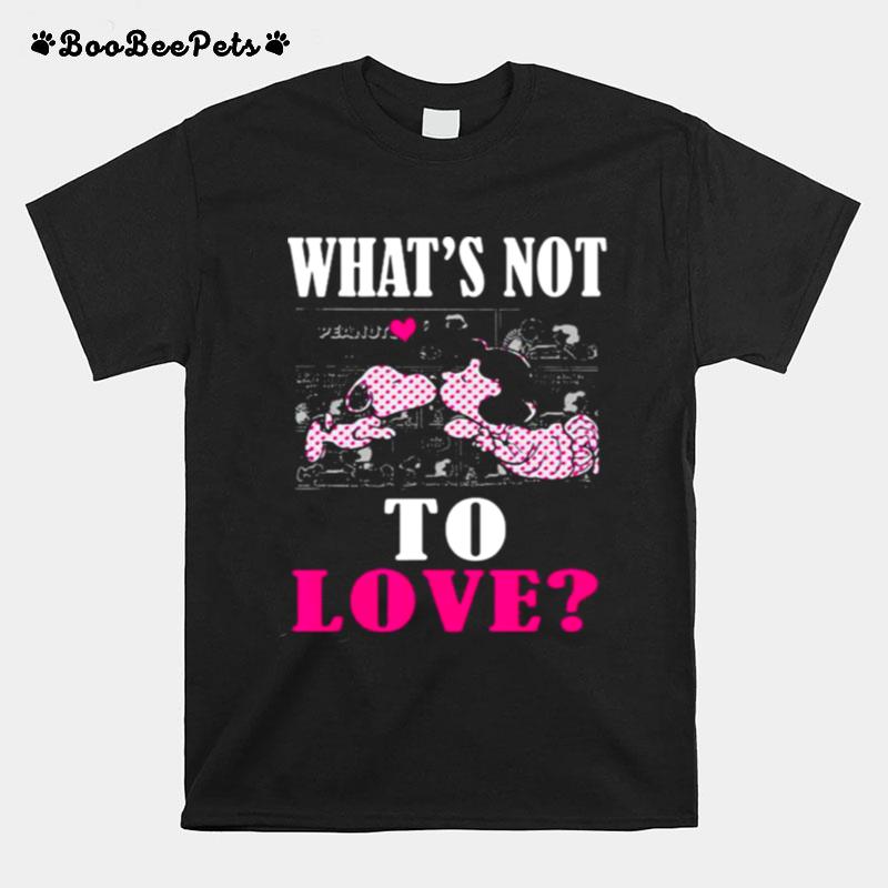 Whats Not To Love Snoopy Heart T-Shirt