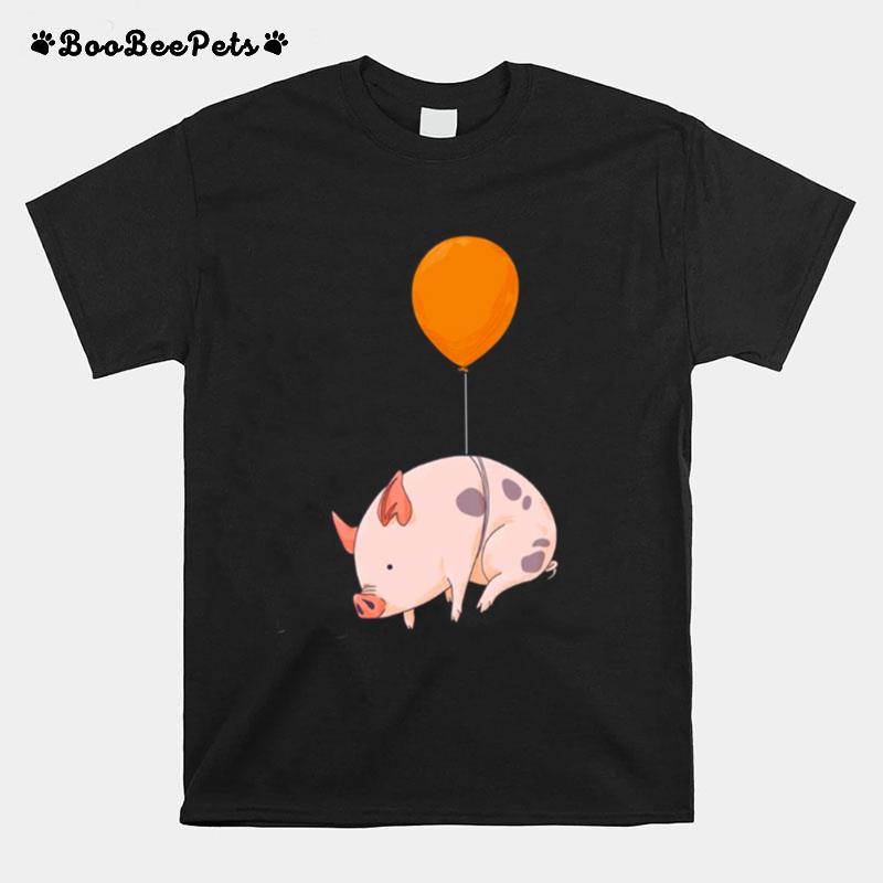 When Pigs Fly Funny Balloon T-Shirt