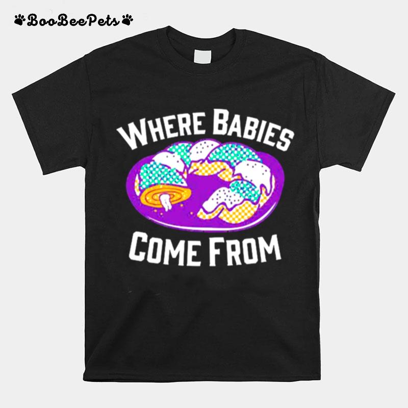 Where Babies Come From Cake T-Shirt