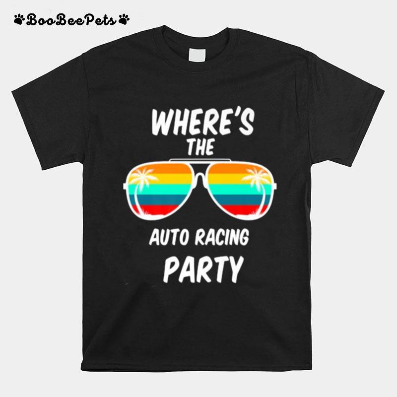 Wheres The Auto Tacing Party Sunglasses Vintage T-Shirt