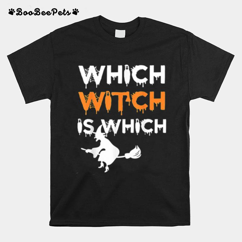 Which Witch Is Which Funny Halloween English Teacher T-Shirt