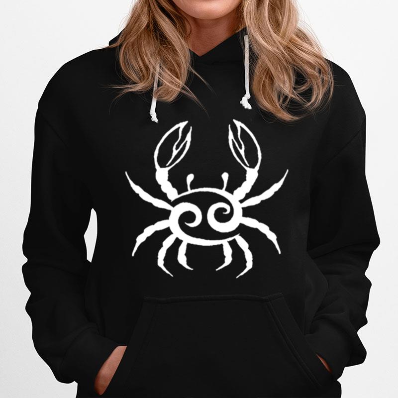 White Art Cancer Sign Hoodie