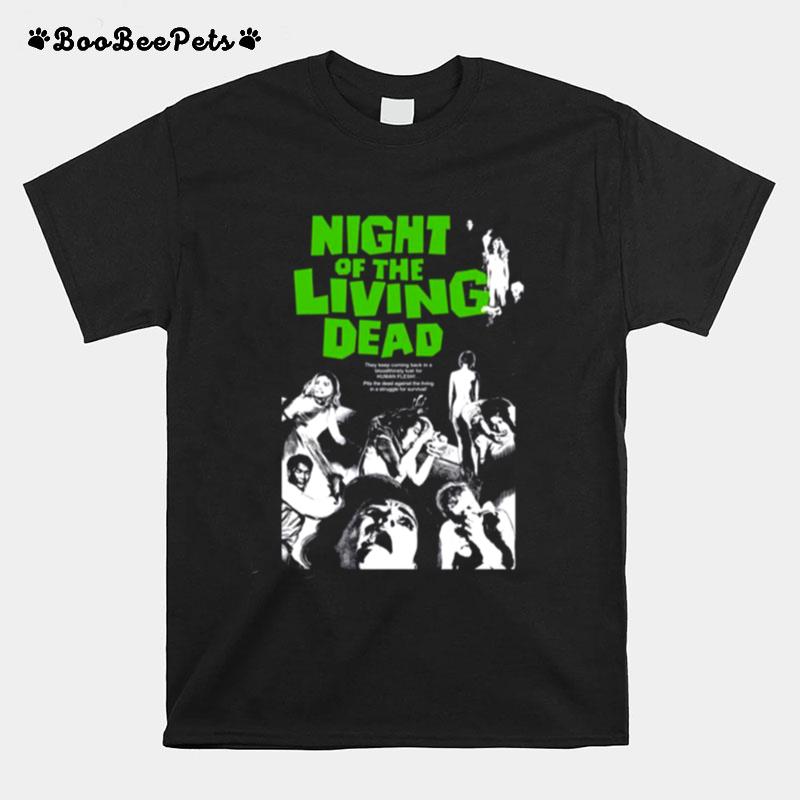 White Art Night Of The Living Dead T-Shirt