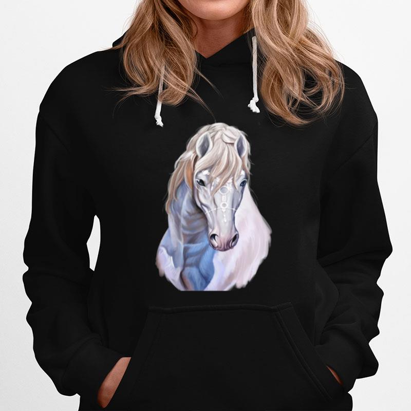 White Horse Head 3 Hoodie