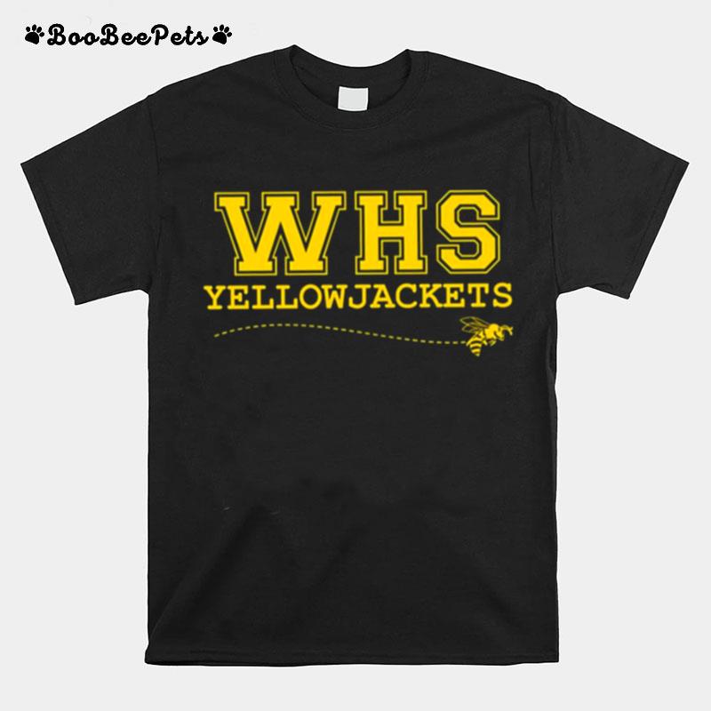 Whs Yellowjackets Logo Yellow Iconic Art T-Shirt