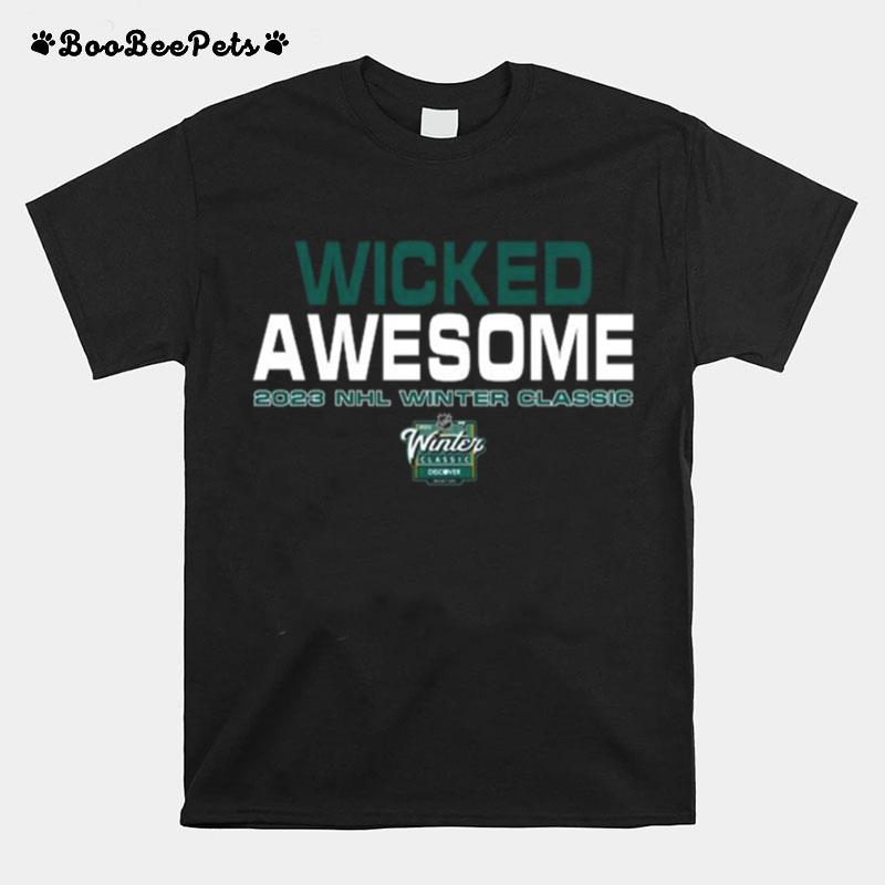 Wicked Awesome 2023 Nhl Winter Classic 47 Scrum Mens T-Shirt